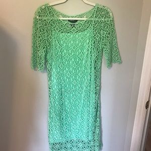 Ralph Lauren Woven Dress with Separate Slip